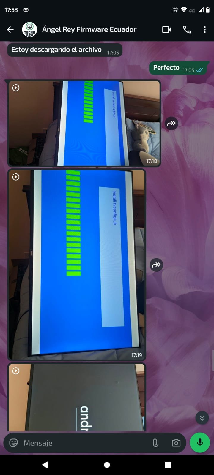 TV RCA LED43RCA680LN — SE QUEDA PEGADO EN LOGO solucionado con firmware (ECUADOR) — captura 2