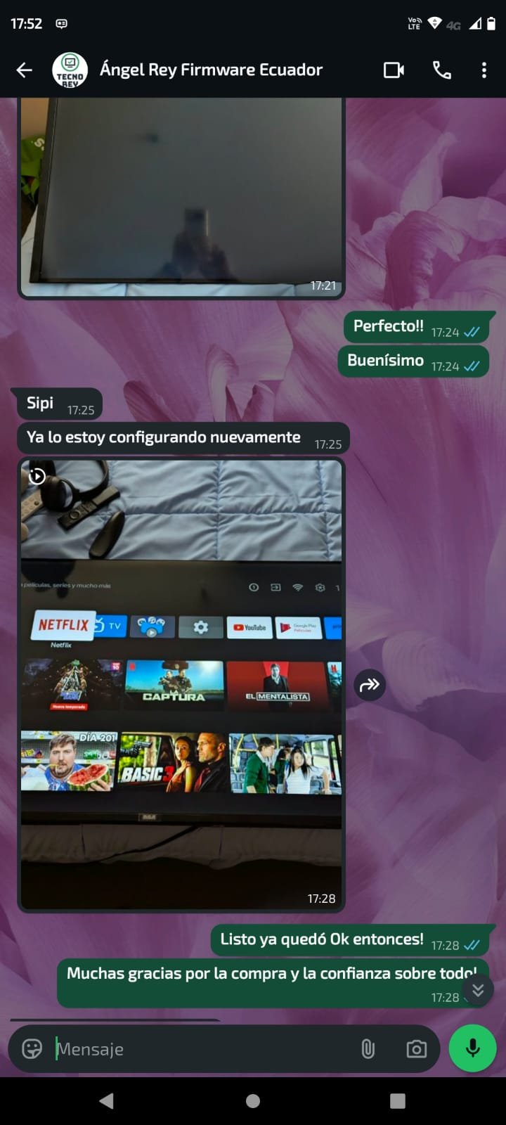 TV RCA LED43RCA680LN — SE QUEDA PEGADO EN LOGO solucionado con firmware (ECUADOR) — captura 3